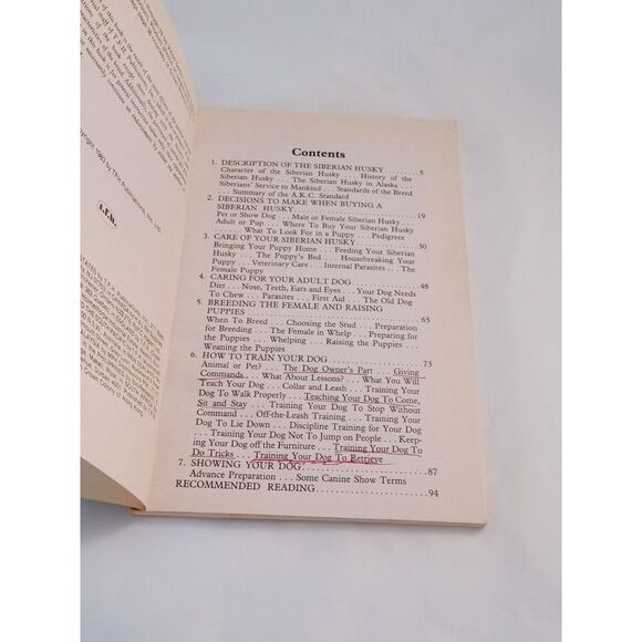 How to Raise and Train a Siberian Husky Paperback Lorna B. Demido 1983 - Picture 4 of 13